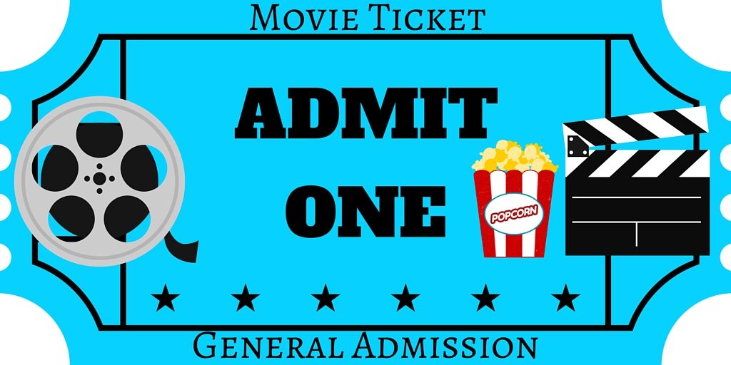 1024x512 Free Printable Movie Ticket Template