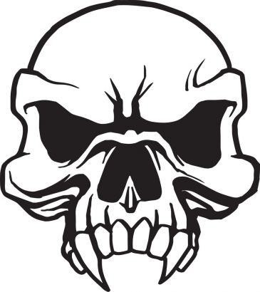 365x410 Skull Tattoo Drawings Free Tattooic