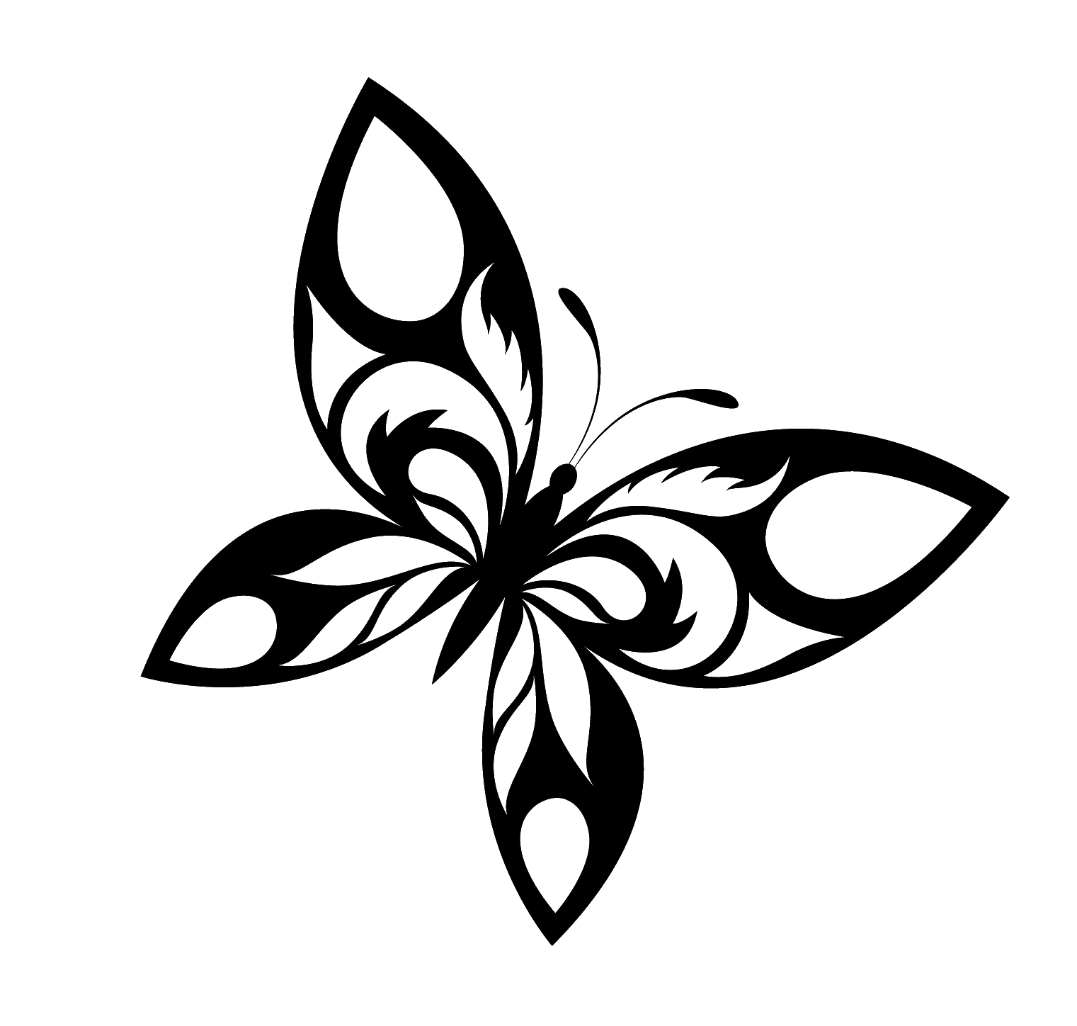1521x1448 Download Butterfly Tattoo Designs Free Download Png