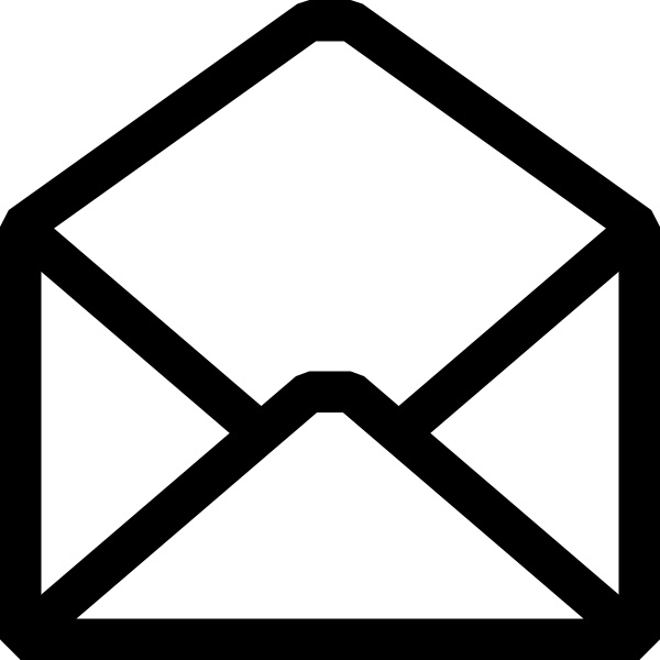 600x600 Open Envelope Clip Art Free Vector In Office Drawing