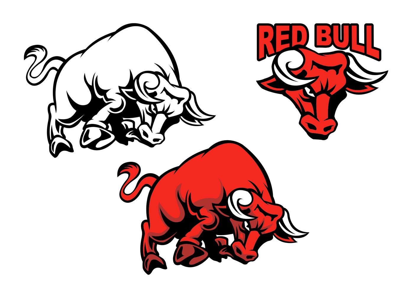 1400x980 Buffalo Free Vector Art