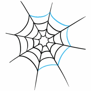 320x320 Hd How To Draw Spider Web With Spider
