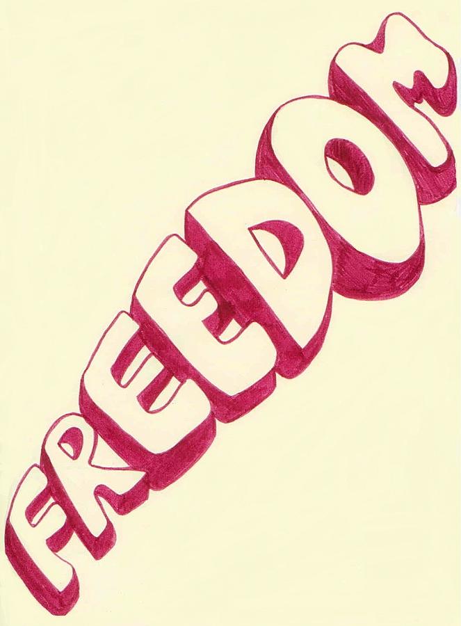 663x900 Freedom Drawing