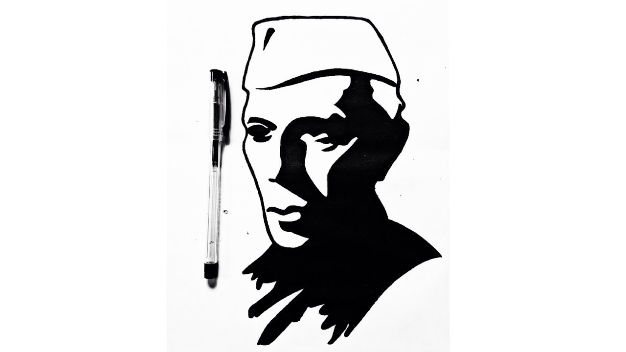 1280x720 Independence Day Drawing Freedom Fighter Javaharlal Nehru