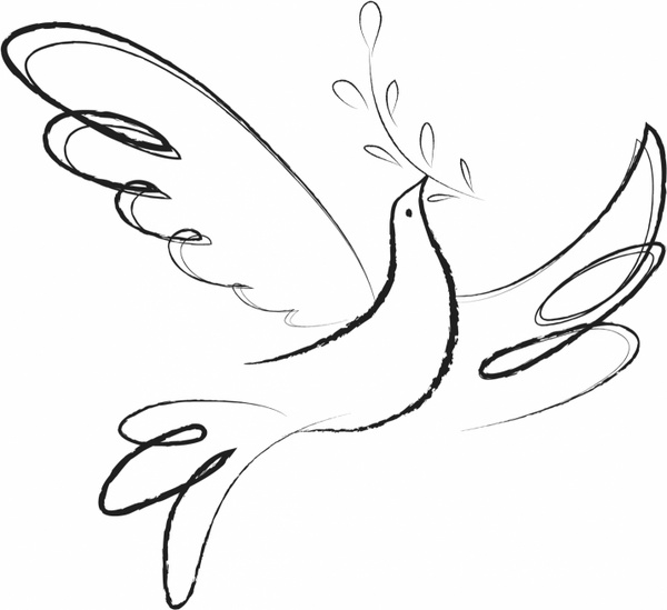 600x549 Peace Love Freedom Free Vector In Adobe Illustrator