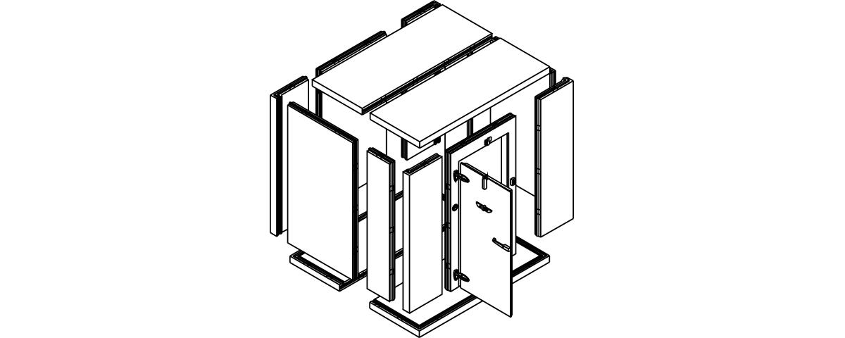 1200x480 Walk In Freezers U S Cooler