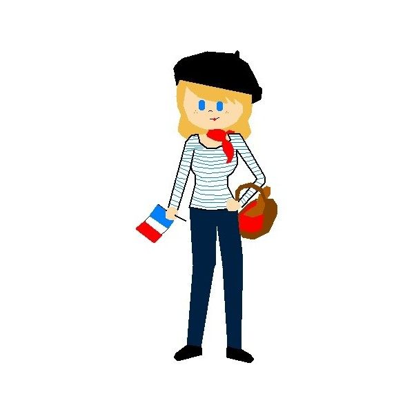 600x600 French Girl, U Can Use, Beret