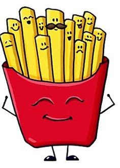 236x329 French Fries Art Drawings Clipart
