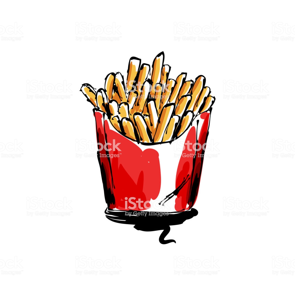 1024x1024 Huge Collection Of 'french Fries Drawing' Download More Than