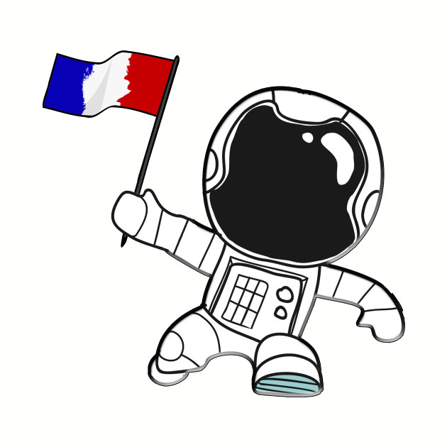 630x630 France Astronaut French Flag Space Universe