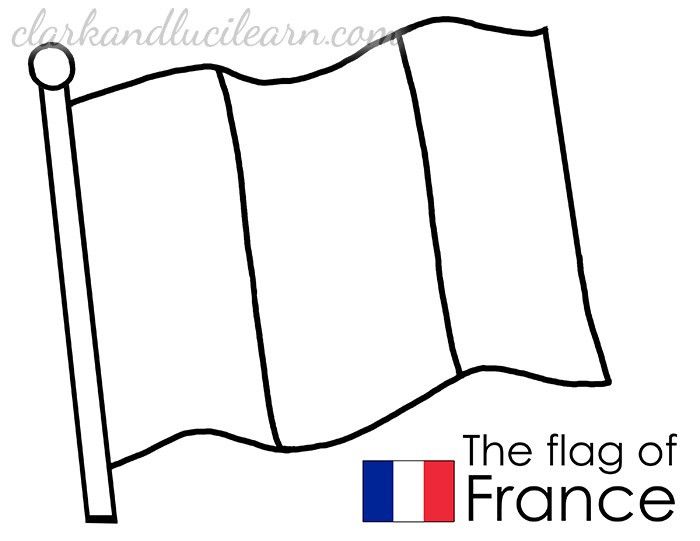 700x541 France Flag Coloring