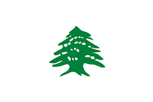 310x207 Greater Lebanon Cedrus Libani Flag Of Lebanon French Mandate