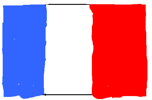 503x331 Tiare Drawing The Freanch Flag