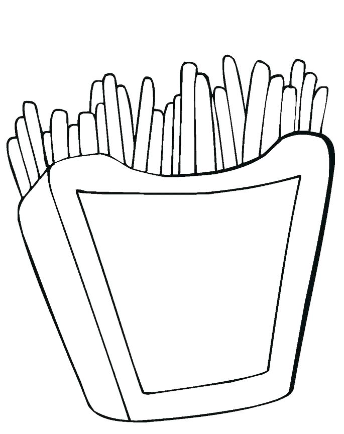French Fries Drawing