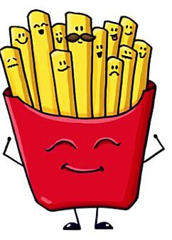 242x338 french fries rosa fee eten tekenen in kawaii drawings