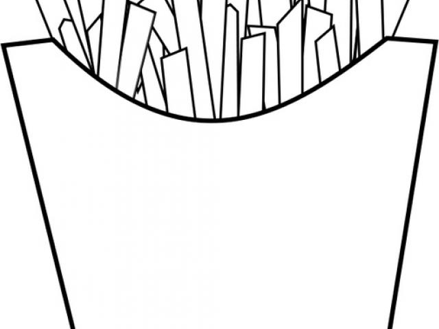 640x480 French Fries Clipart Drawing