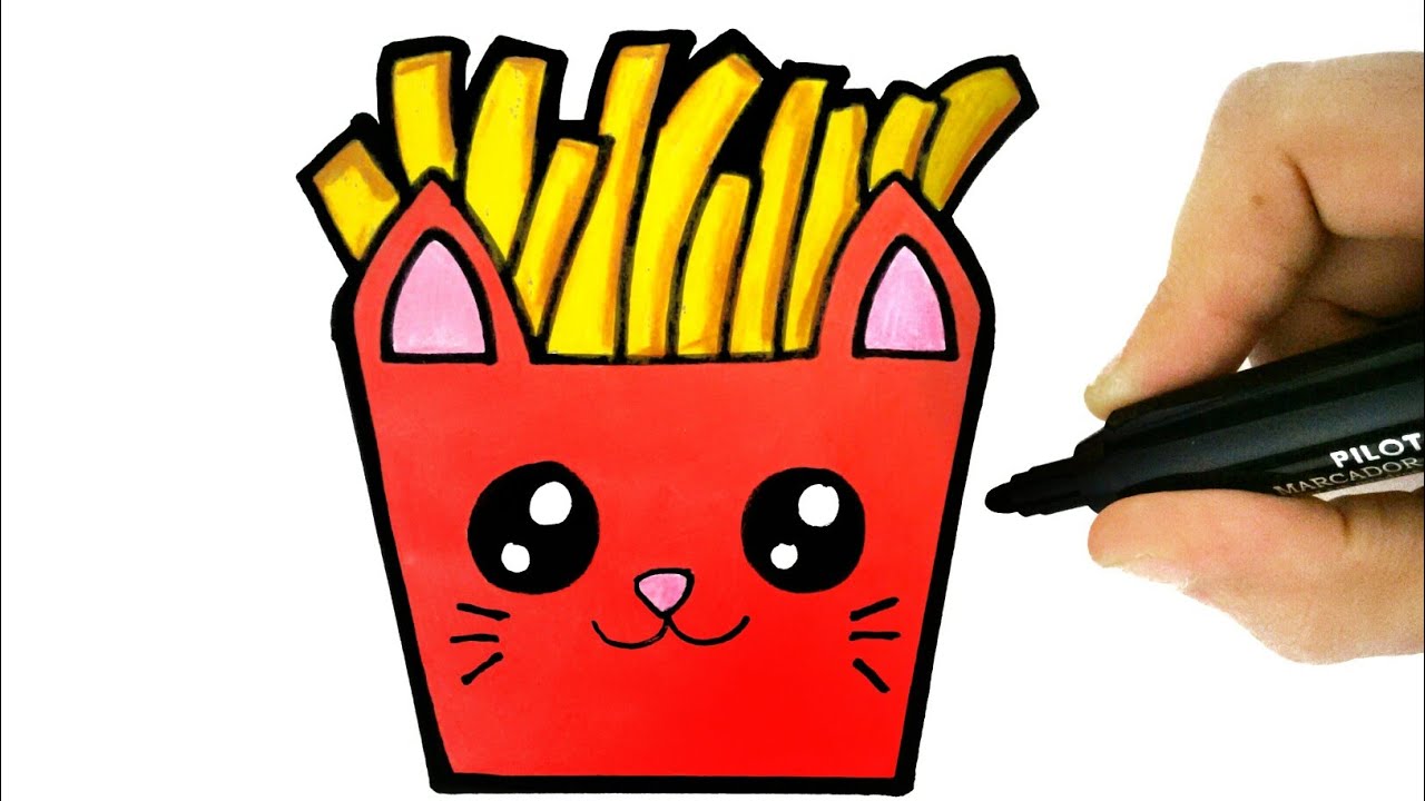 1280x720 How To Draw A French Fries