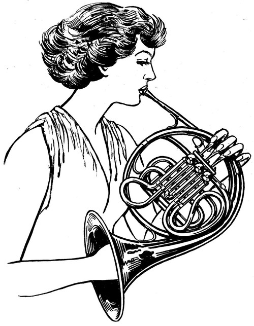 500x643 French Horn Player Discovered