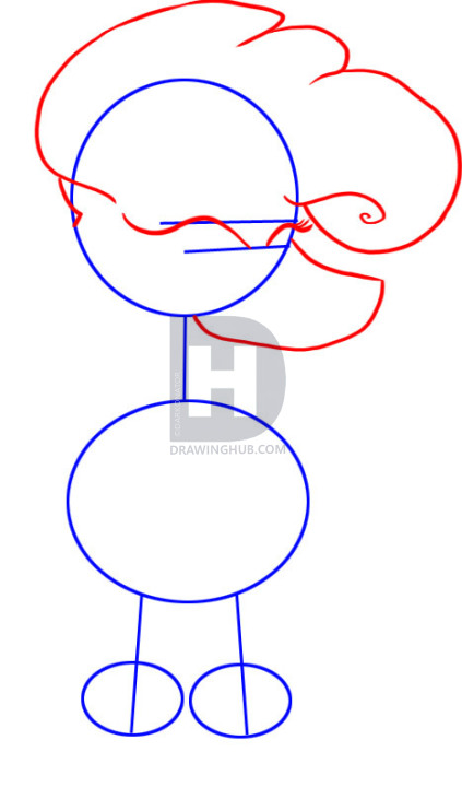 423x720 How To Draw A Poodle, Step