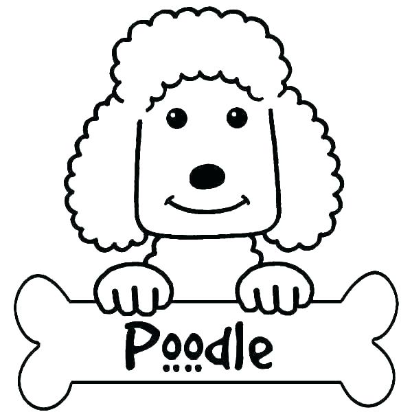 600x600 Poodle Coloring Pages Poodle Coloring