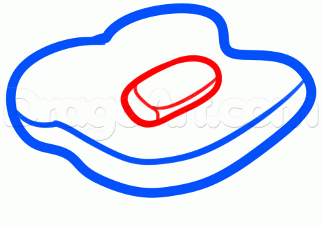 466x329 How To Draw French Toast, Step