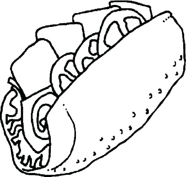 600x573 Toast Coloring