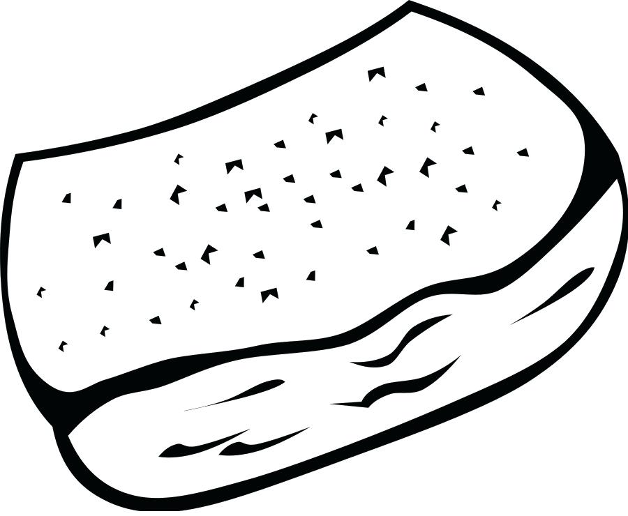 900x740 Bread Drawing