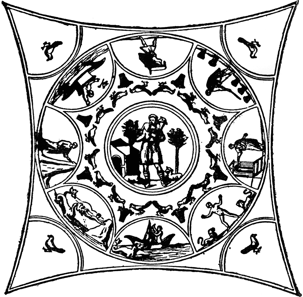 1024x1001 Fresco Ceiling Clipart Etc