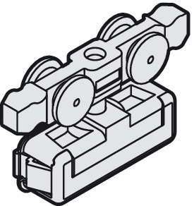 275x292 running gear, with friction bearing and clip on housing online