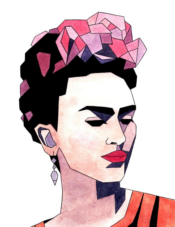 570x738 frida kahlo fine art print