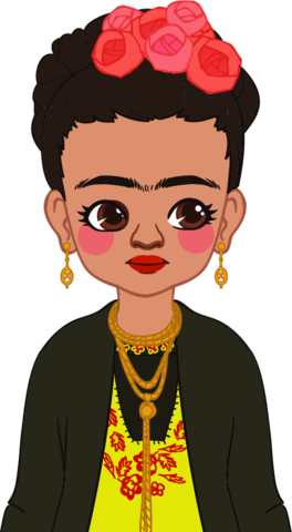 264x480 frida kahlo biography for kids lottie dolls