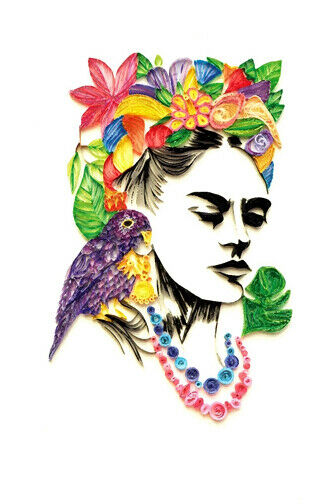 334x504 frida kahlo mexican artist quality canvas art print ebay