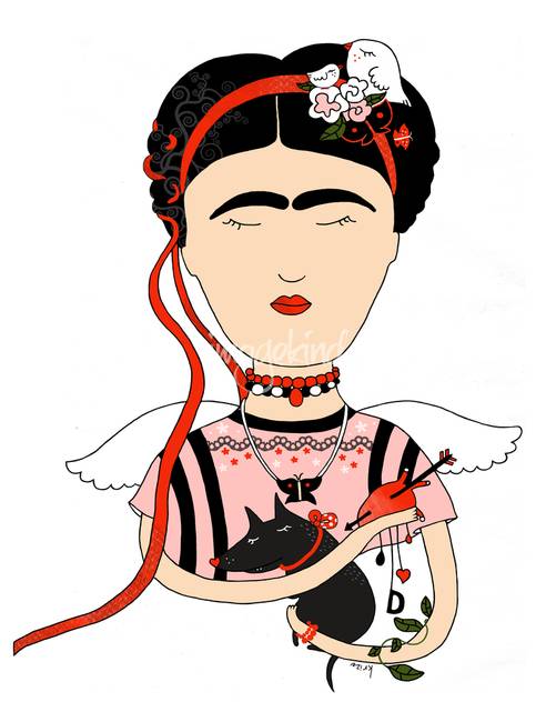 501x650 stunning frida kahlo drawings and illustrations for sale on fine
