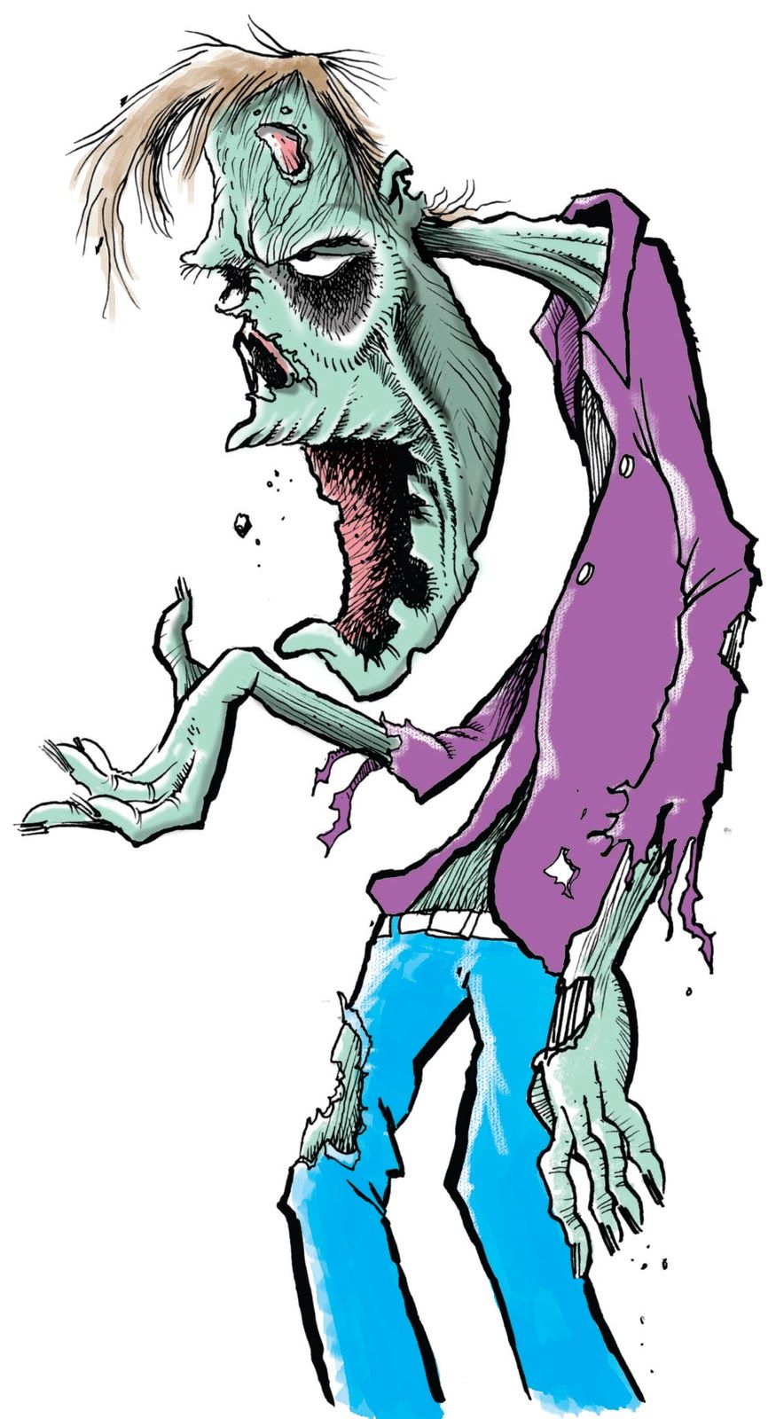 875x1600 Zombie Cartoon Drawings Friday, November Zombies