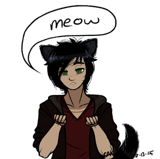 320x318 Today Is Friday The ^o^ So I Figured I'd Draw My Lucky Black