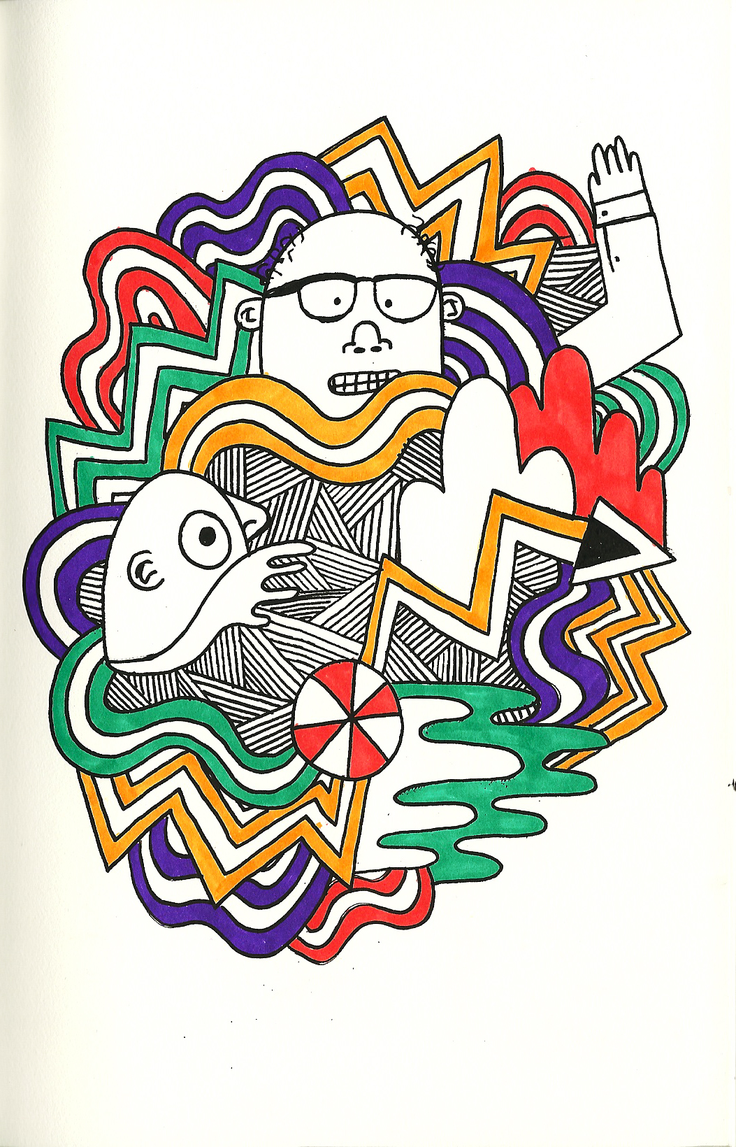 1053x1640 Daily Drawing Drawings On The Fridge