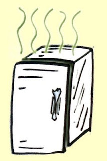 214x320 Stinky Refrigerator Clipart