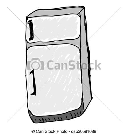 450x470 Vintage Fridge Vector