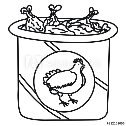 500x500 Fried Chicken Bucket