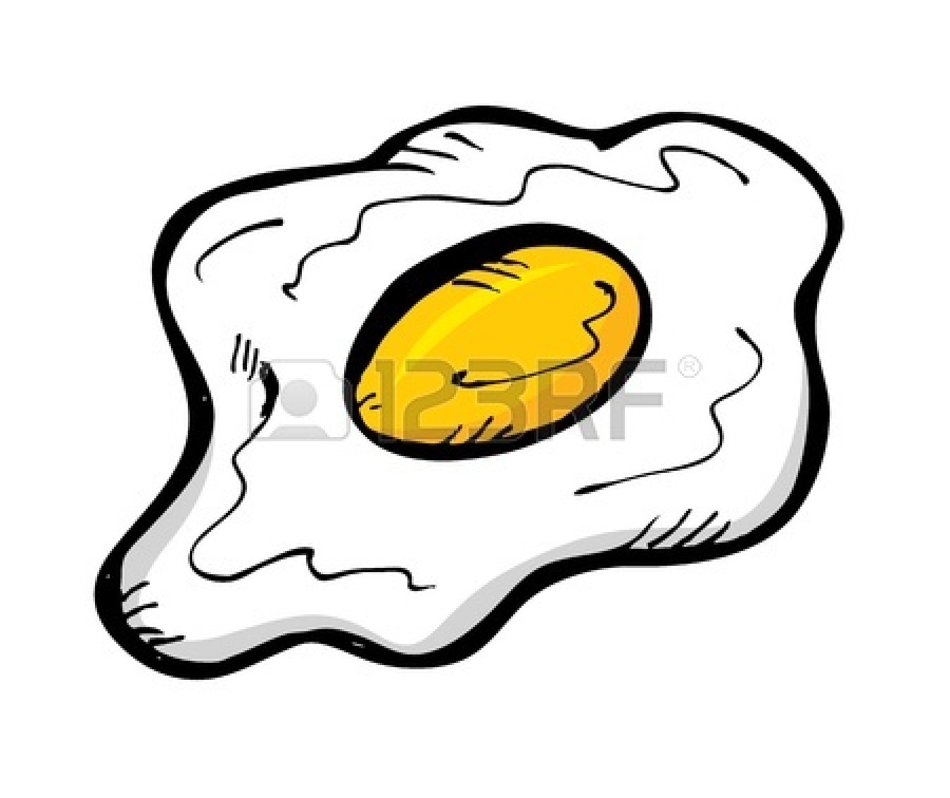 1350x1134 Fried Egg Drawing