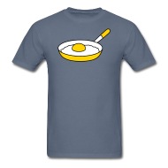 190x190 fried egg egg yolk design cool cook barbecue food men's t shirt