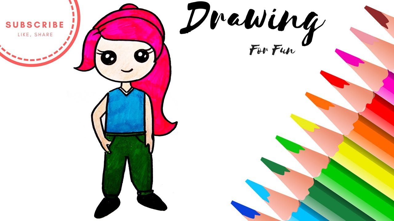 1280x720 how to draw lego friends mia easy