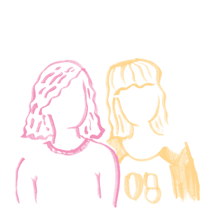 305x305 Drawing Friendship Two Friend Transparent Png Clipart Free