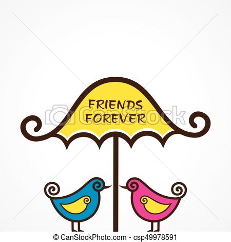 450x470 Happy Friendship Day Greeting Stock Vector