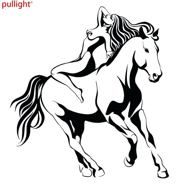 640x640 Horse Window Decals