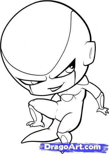371x520 Learn How To Draw Chibi Frieza, Chibis, Draw Chibi, Anime, Draw