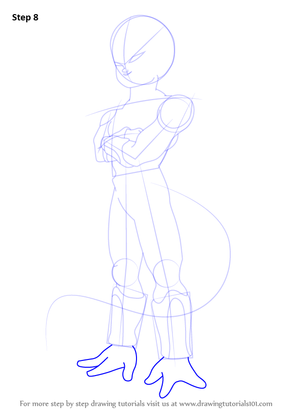 597x844 Learn How To Draw Frieza From Dragon Ball Z