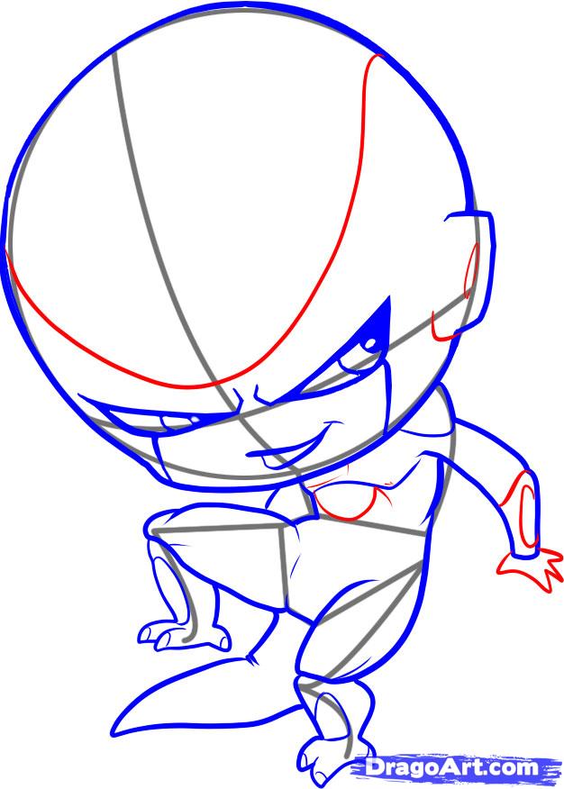 626x876 Step How To Draw Chibi Frieza