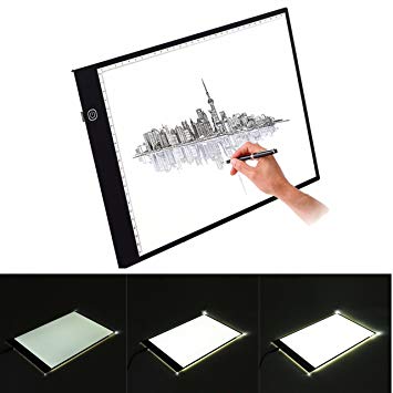 355x355 Led Copy Board Light Box For Tracing Drawing, Super Thin Pad
