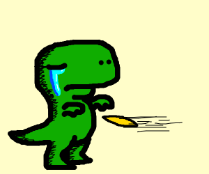 300x250 T Rexes Strugglin To Play Frisbee